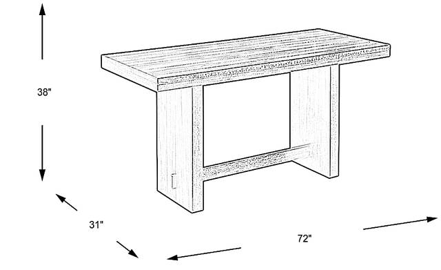 Dimension Image. Please refer to the Dimension Tab on this page for dimension details.