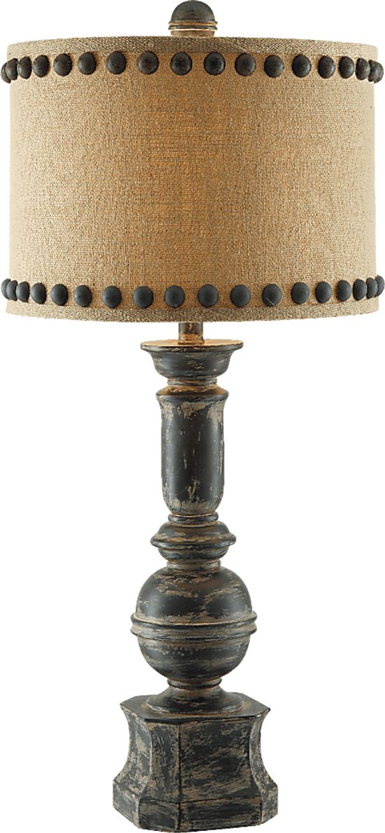 Camley Central Black Lamp