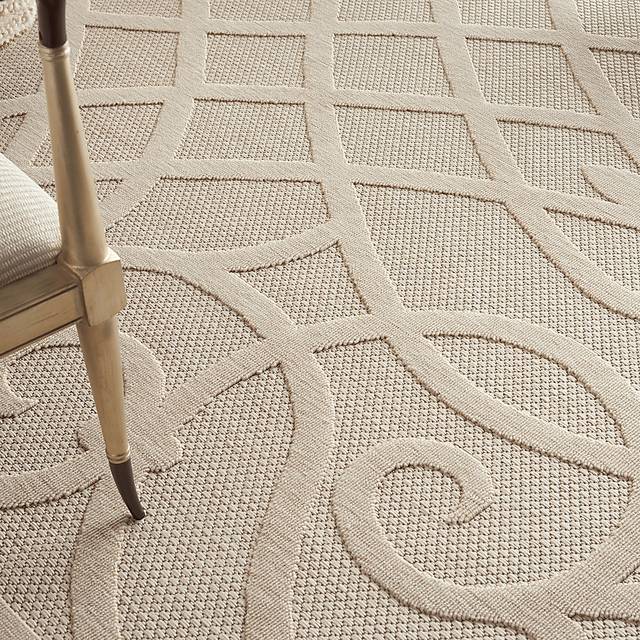 Cammie Cream 2'2 x 10' Indoor/Outdoor Rug - Thumbnail - Image 6