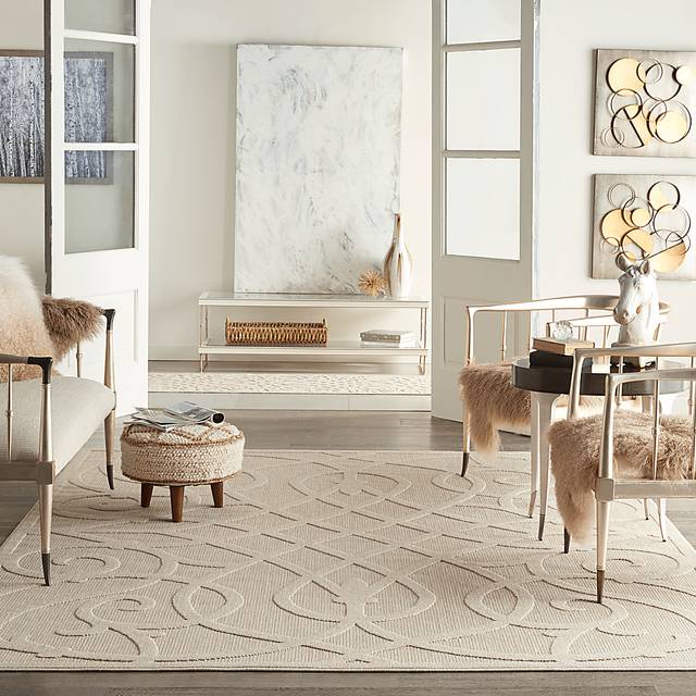 Cammie Cream 8' x 10' Indoor/Outdoor Rug - Thumbnail - Image 9