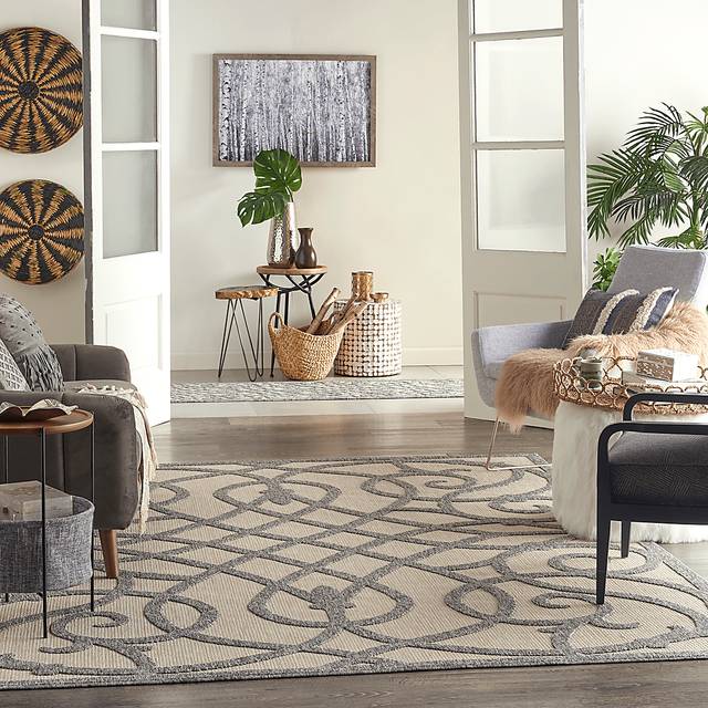 Cammie Gray 8' x 10' Indoor/Outdoor Rug - Thumbnail - Image 10