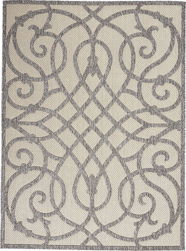 Cammie Gray 8' x 10' Indoor/Outdoor Rug - Thumbnail - Image 1
