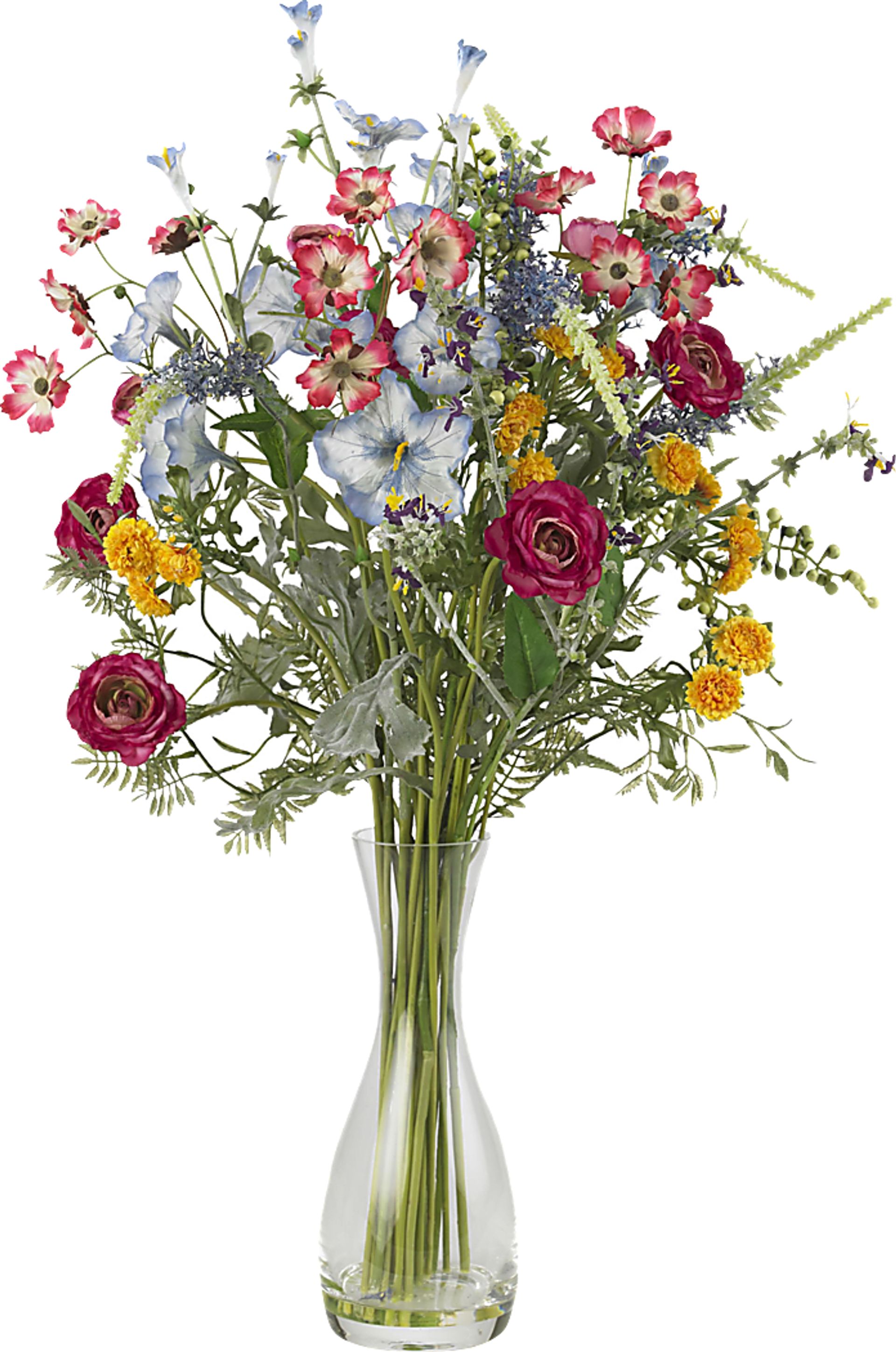 Cammy Green Mixed Silk Floral - Image 1