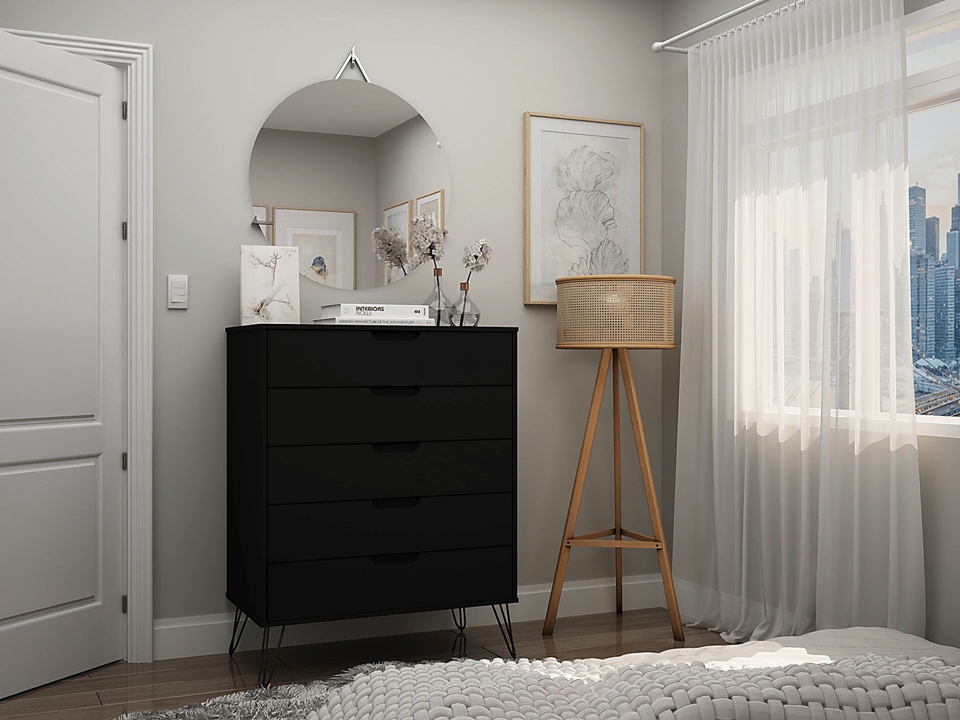 Camomile I Black Dresser - Image 2
