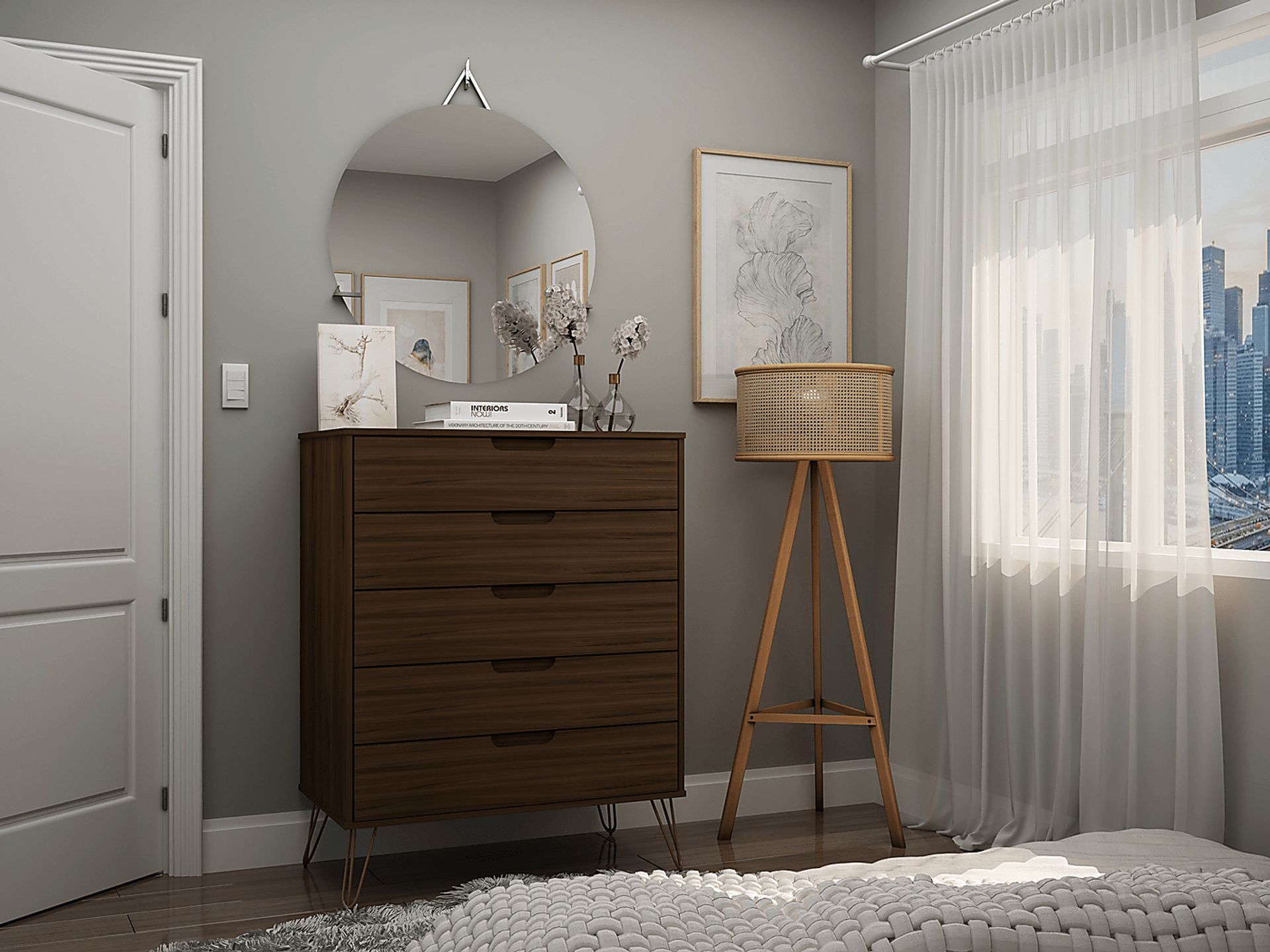 Camomile I Brown Dresser - Image 2