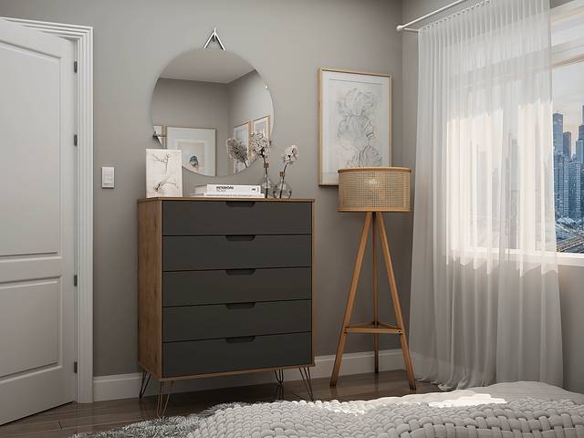 Camomile I Gray Dresser - Thumbnail - Image 2