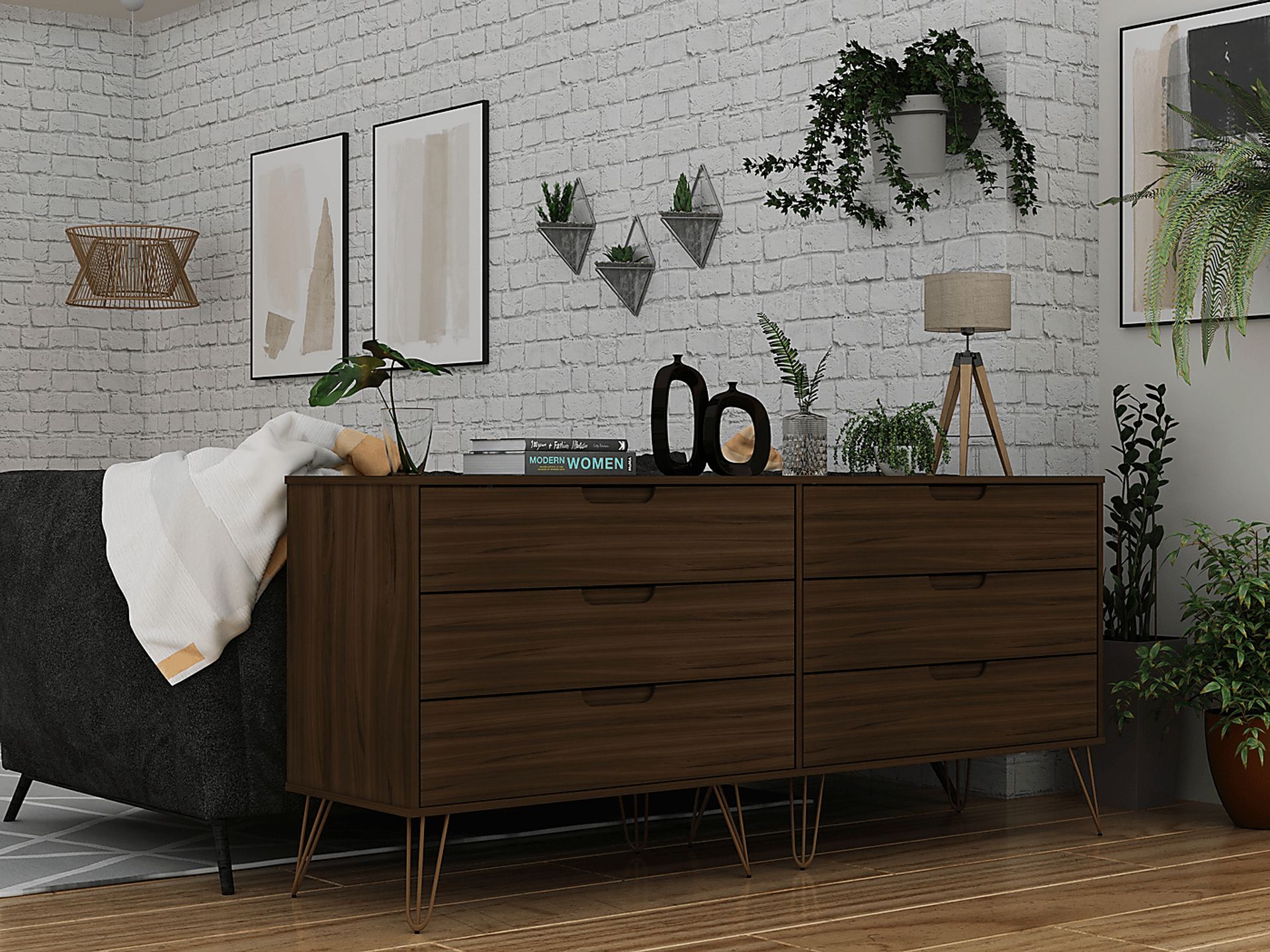 Camomile II Brown Dresser - Image 2