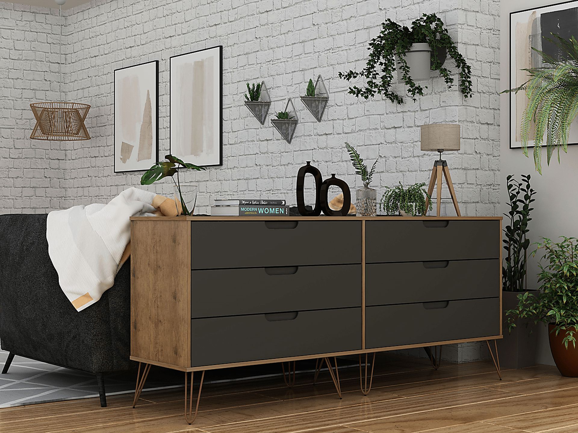 Camomile II Gray Dresser - Image 2