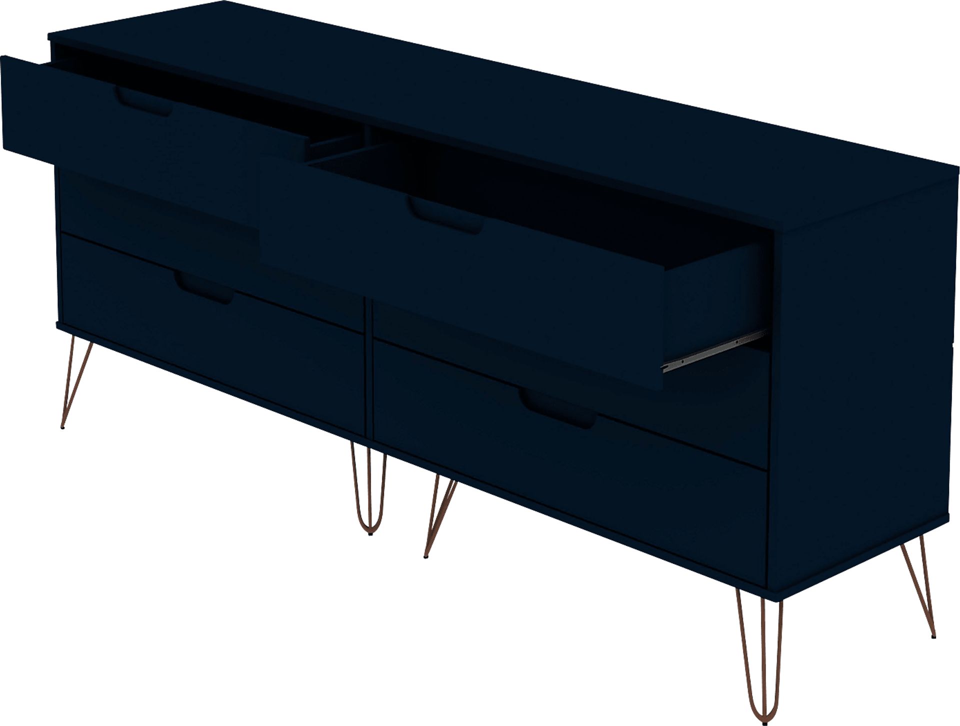 Camomile II Midnight Blue Dresser - Image 4