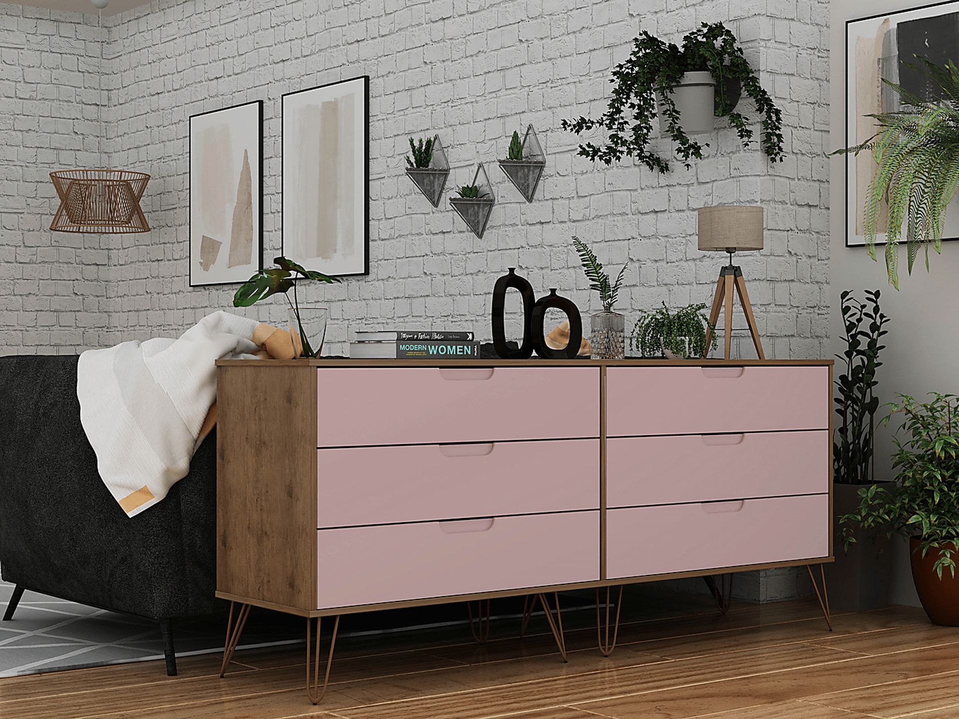 Camomile II Pink Dresser - Image 2