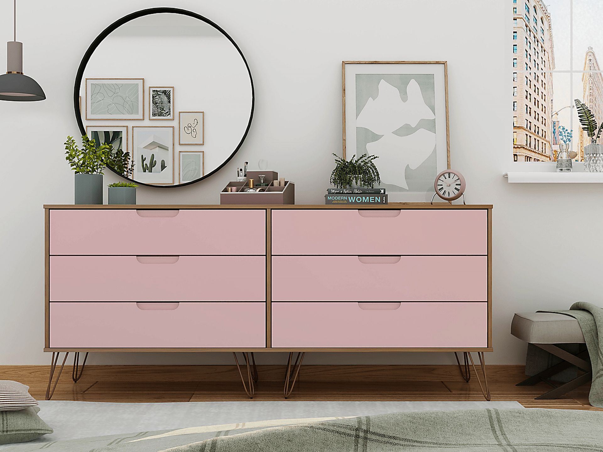 Camomile II Pink Dresser - Image 3