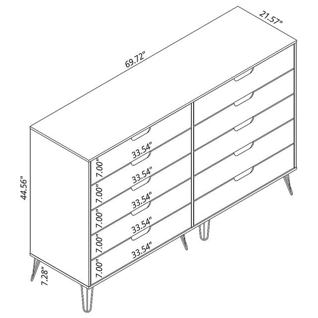 Camomile III Black Dresser - Thumbnail - Image 4