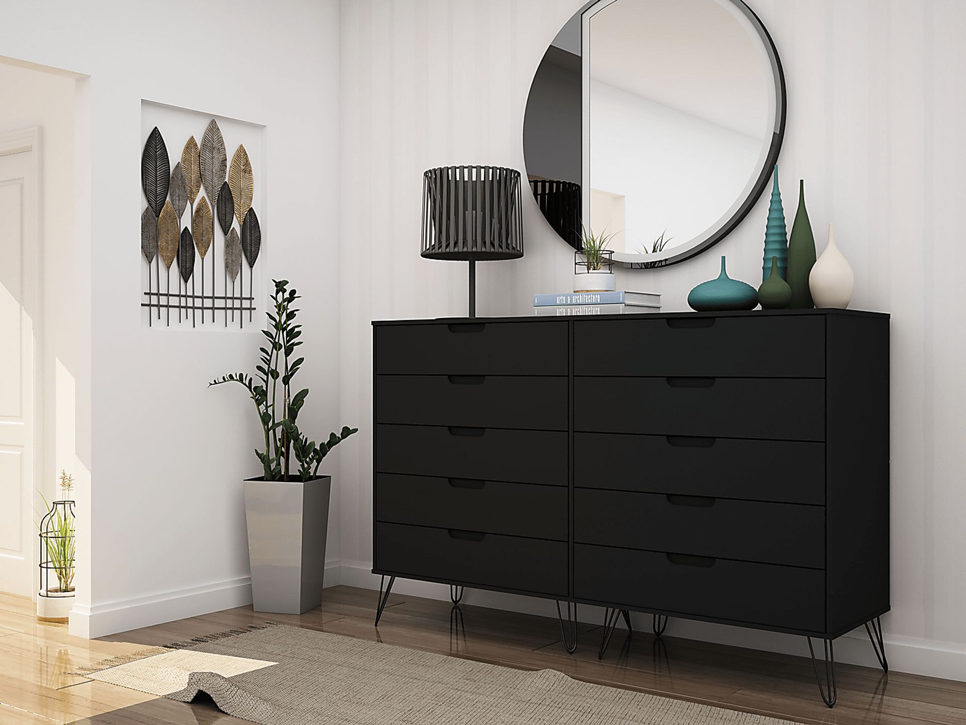 Camomile III Black Dresser - Image 2