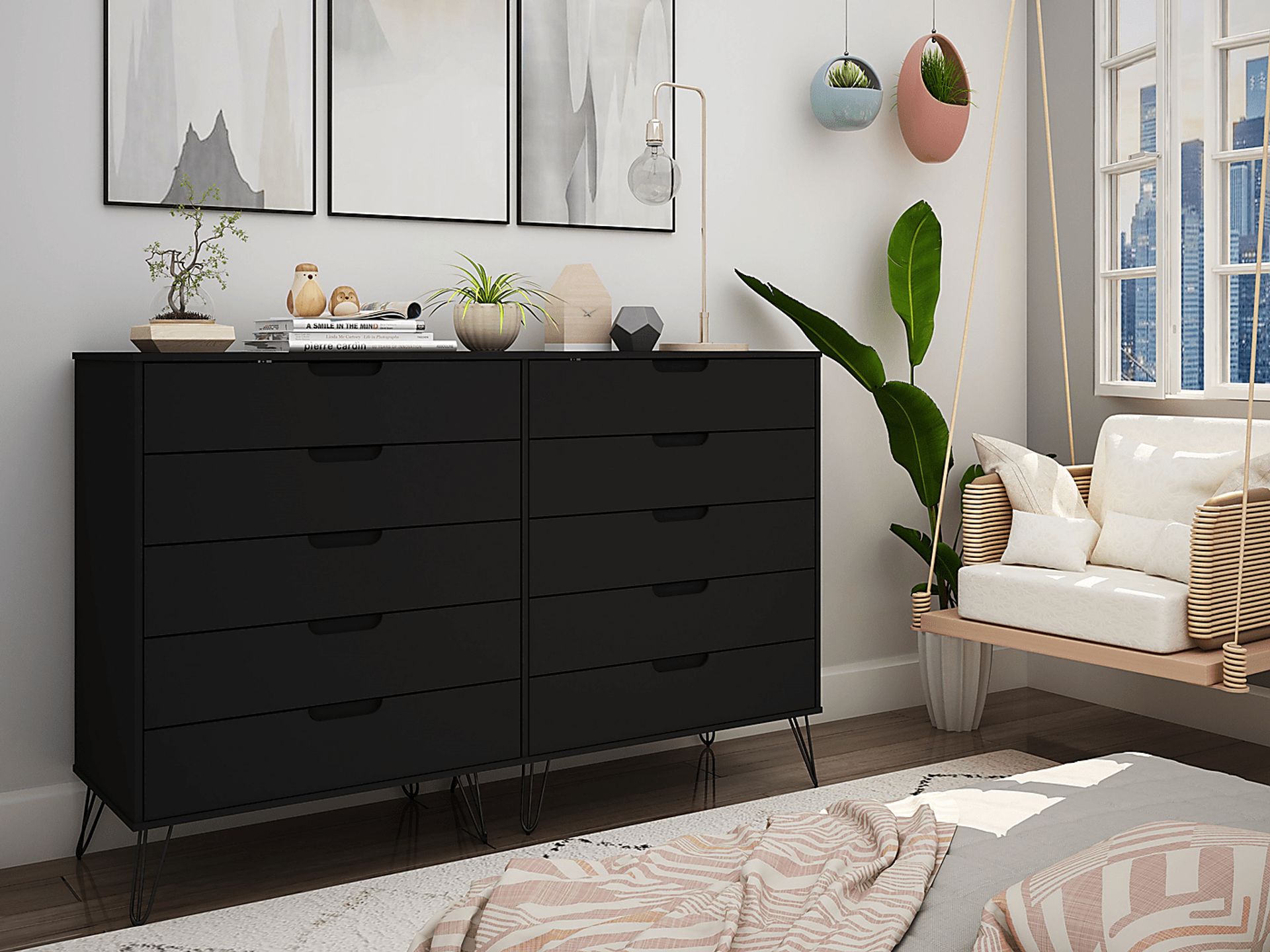Camomile III Black Dresser - Image 3