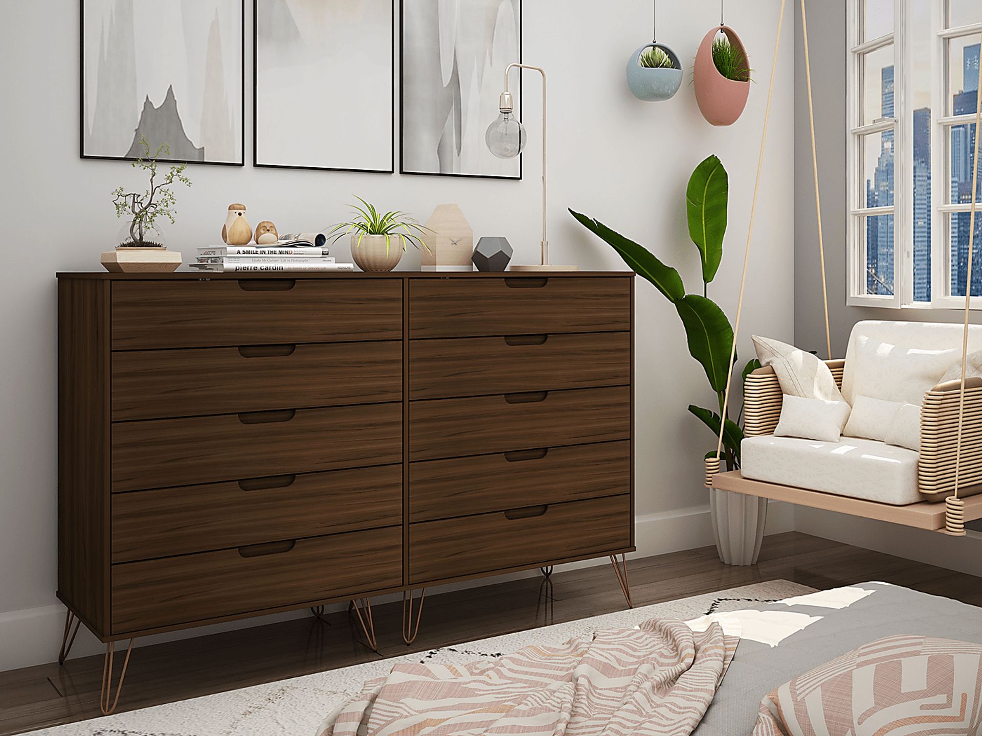 Camomile III Brown Dresser - Image 3