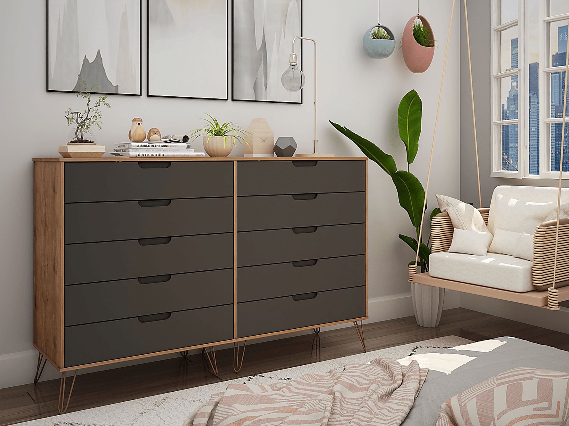 Camomile III Gray Dresser - Image 3