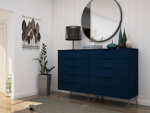 Camomile III Midnight Blue Dresser - Thumbnail - Image 2