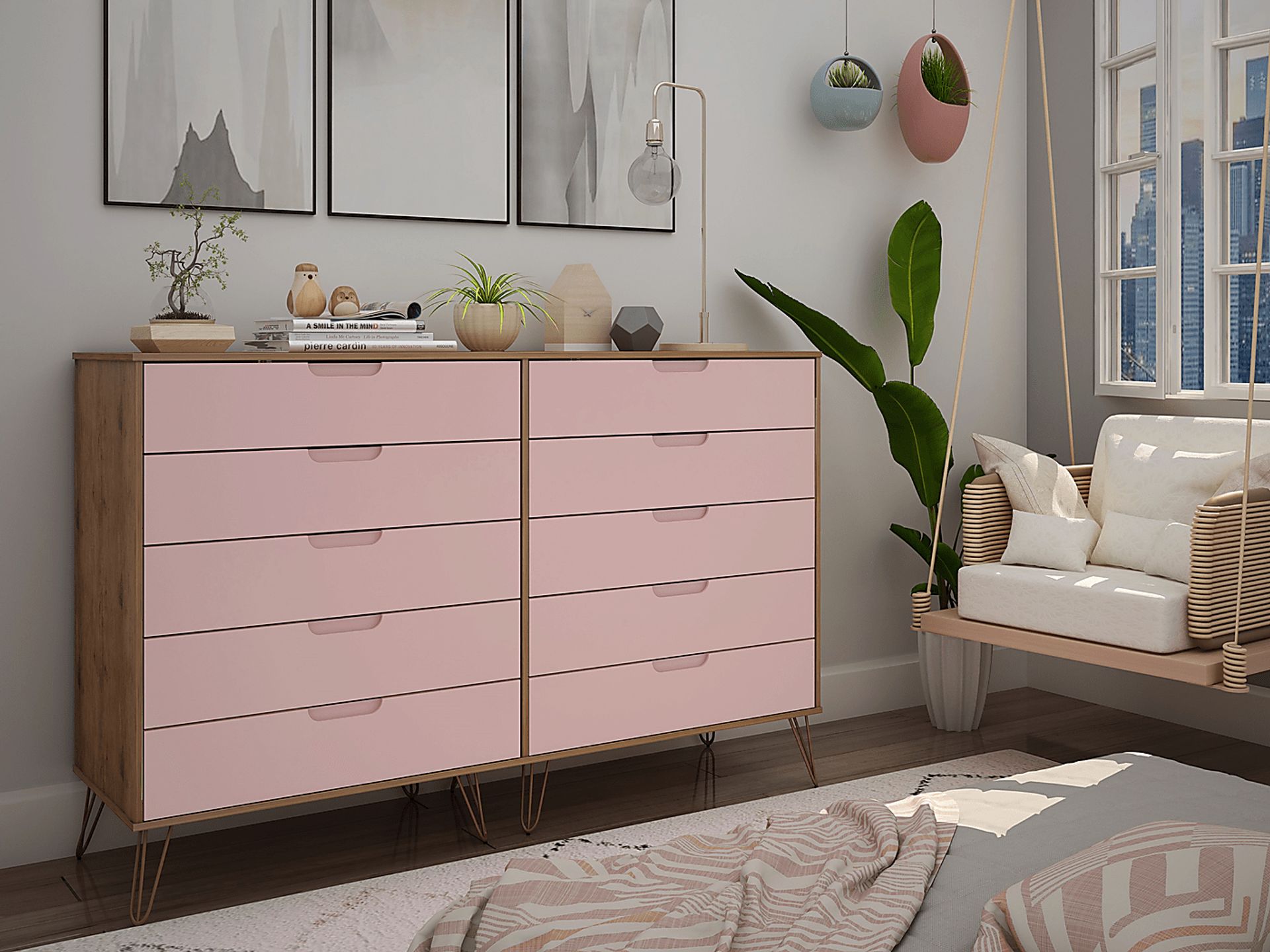 Camomile III Pink Dresser - Image 3