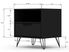 Camomile IV Black Nightstand