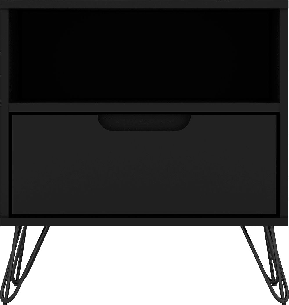 Camomile IV Black Nightstand