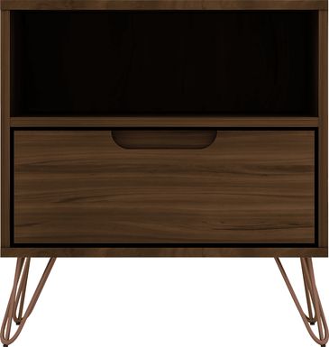 Camomile IV Brown Nightstand