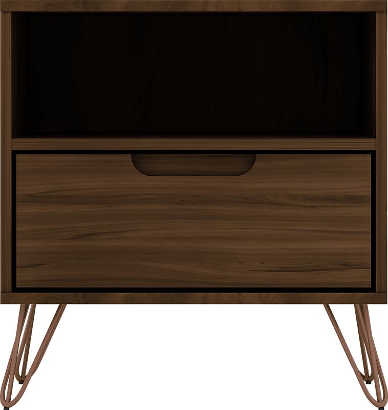 Camomile IV Brown Nightstand