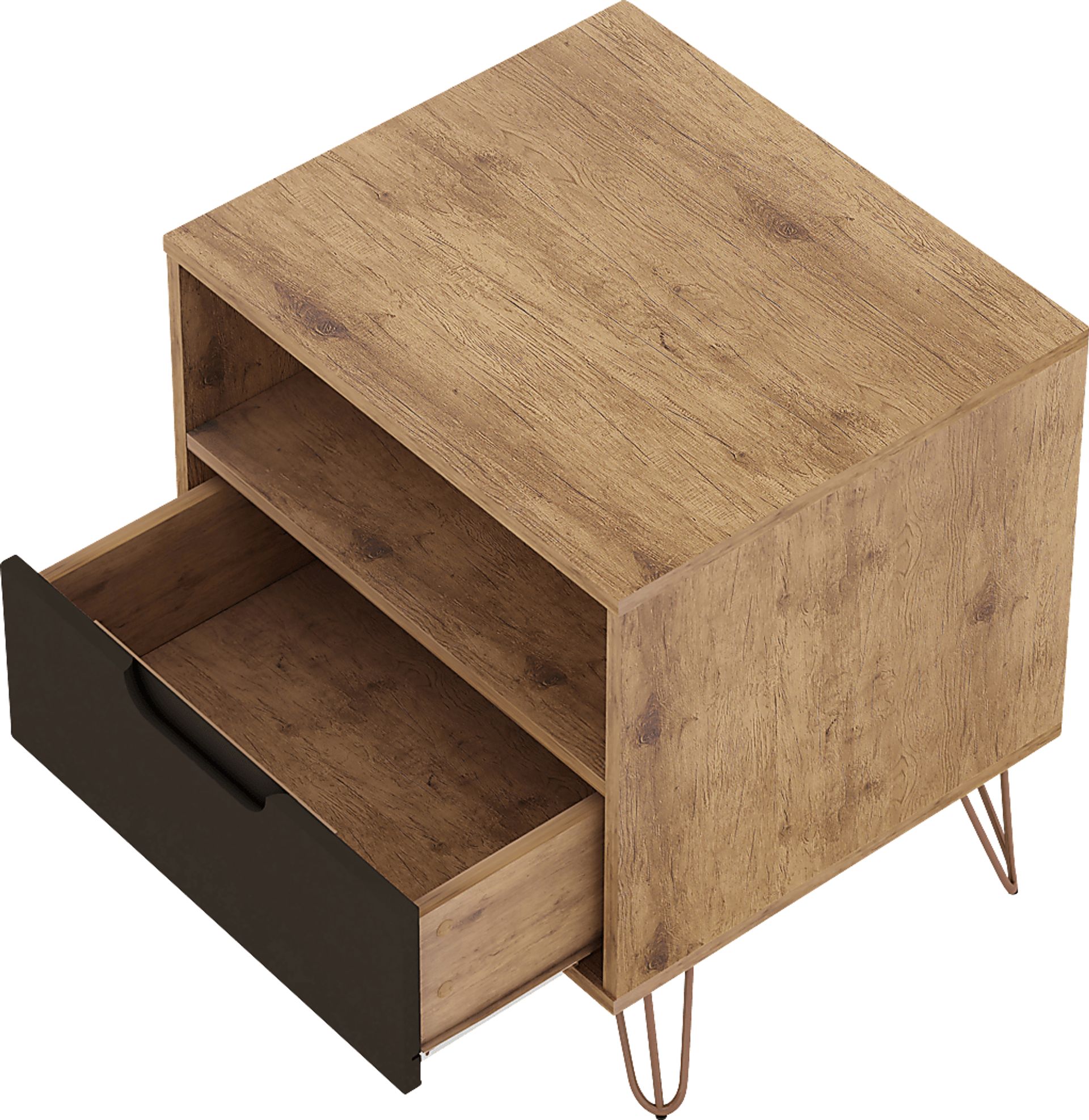 Camomile IV Gray Nightstand - Image 5