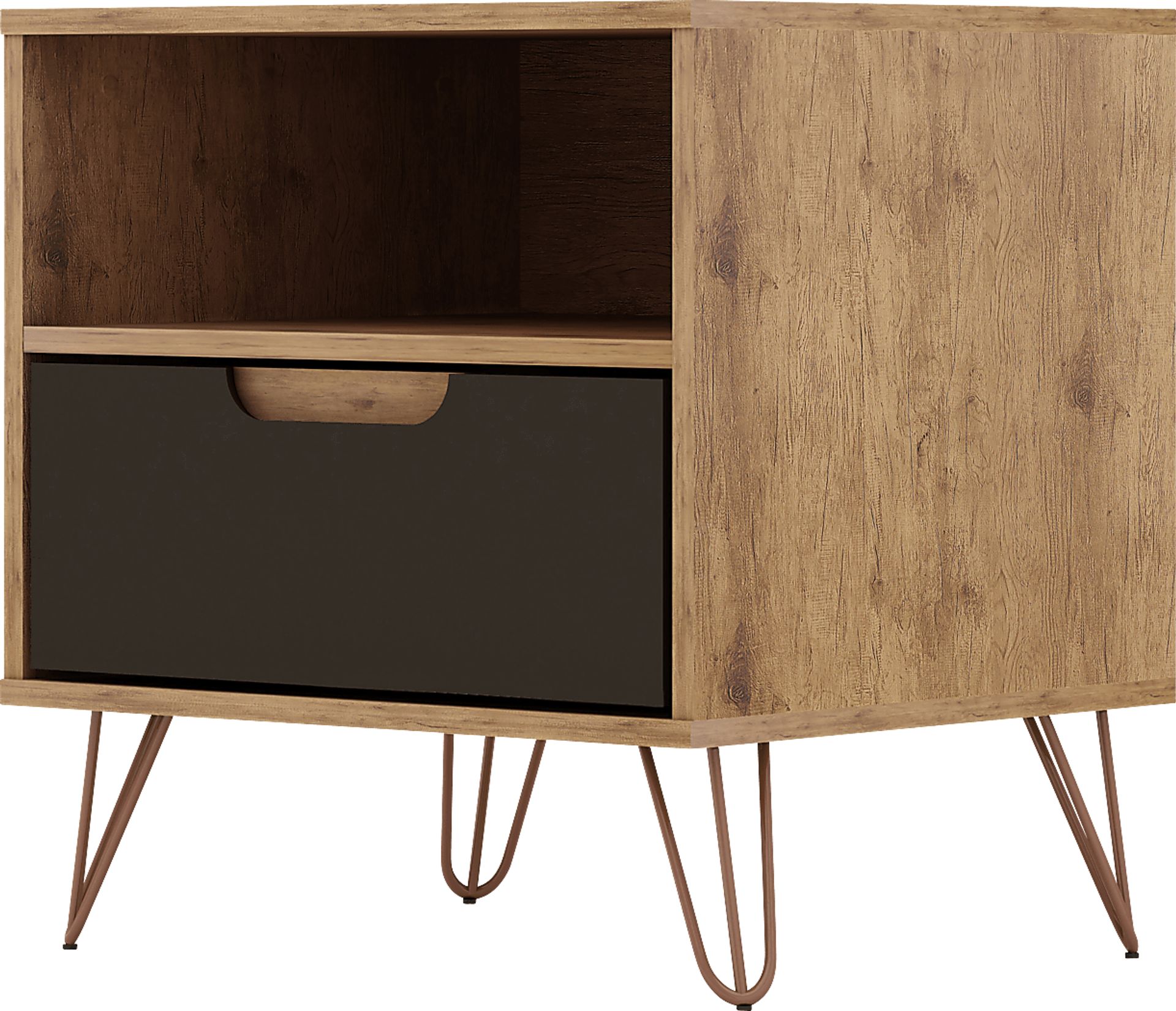 Camomile IV Gray Nightstand - Image 8