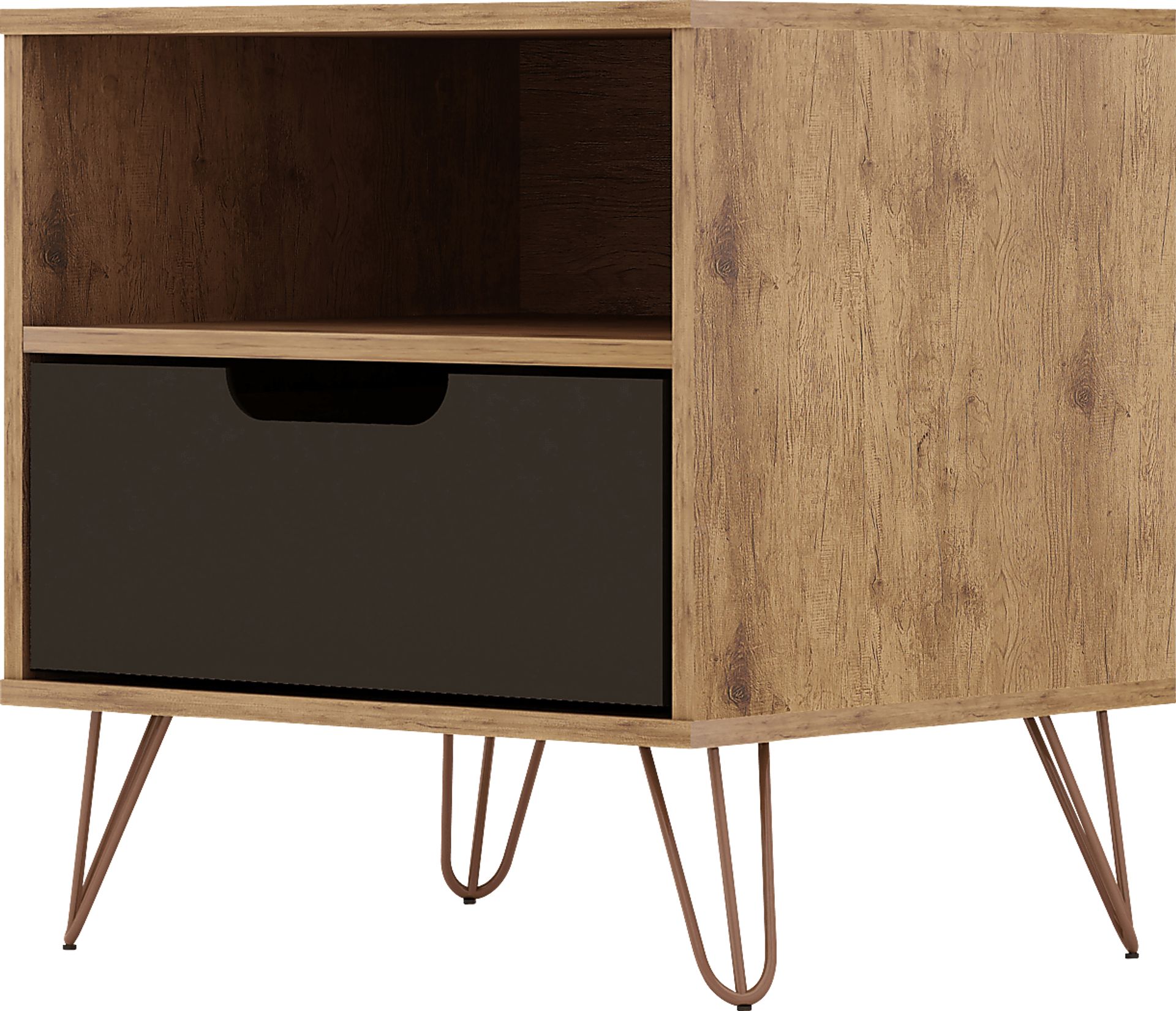 Camomile IV Gray Nightstand - Image 9
