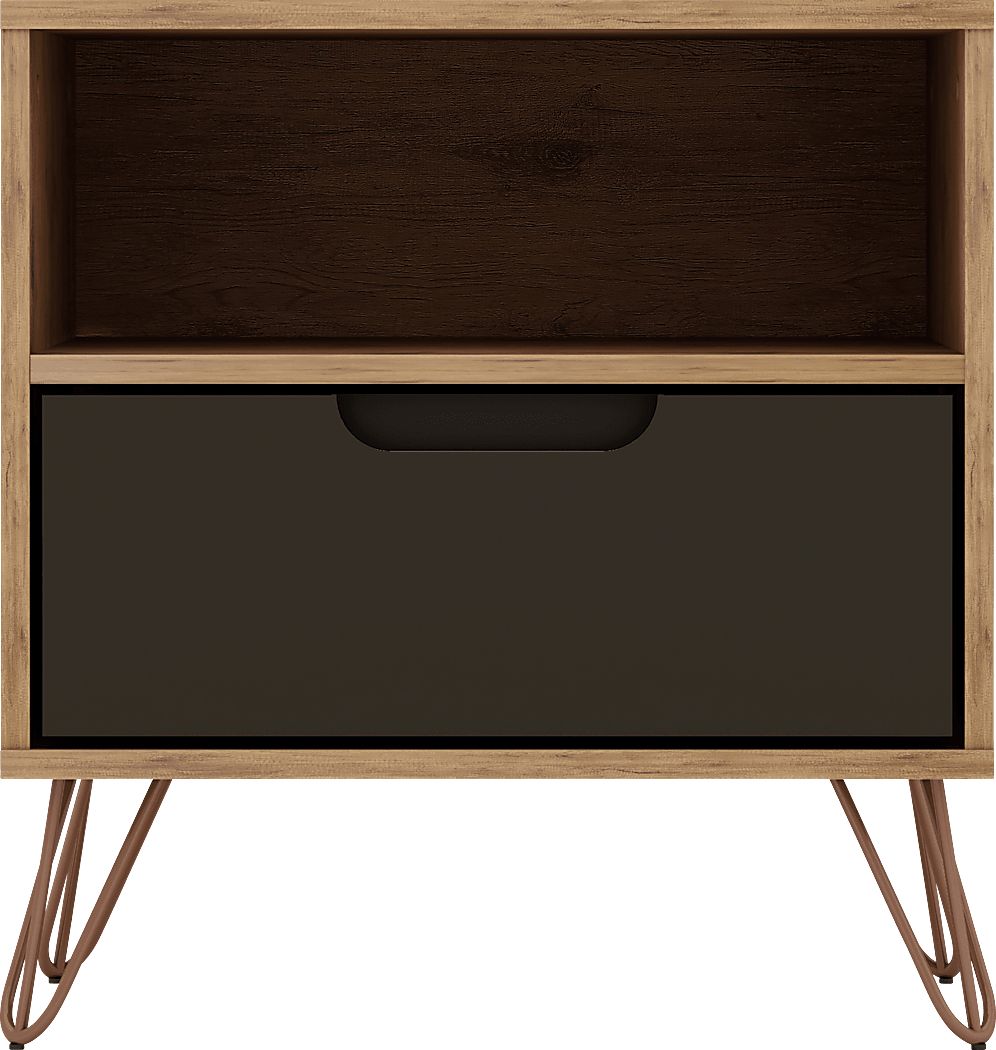 Camomile IV Gray Nightstand