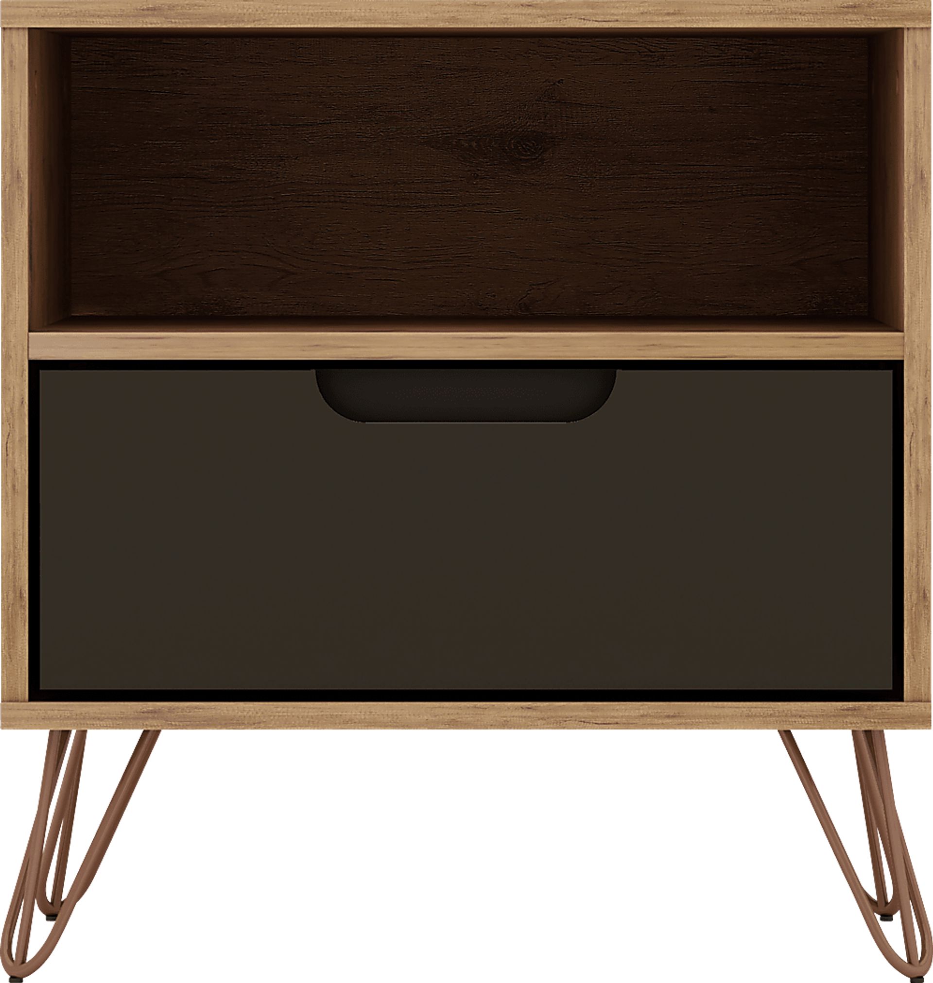 Camomile IV Gray Nightstand - Image 1