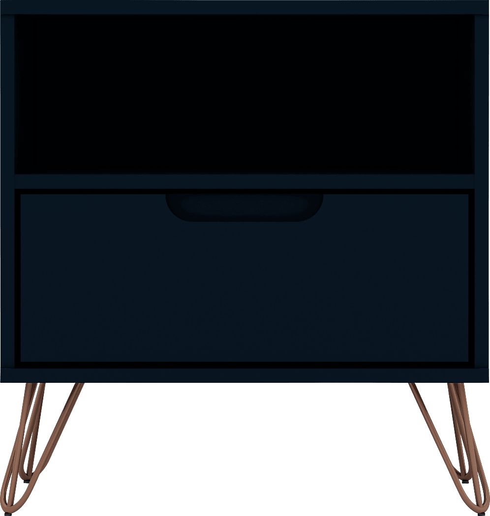 Camomile IV Midnight Blue Nightstand