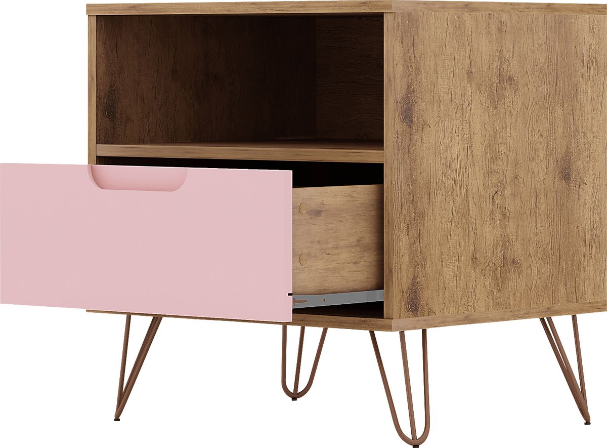 Camomile IV Pink Nightstand | Rooms to Go