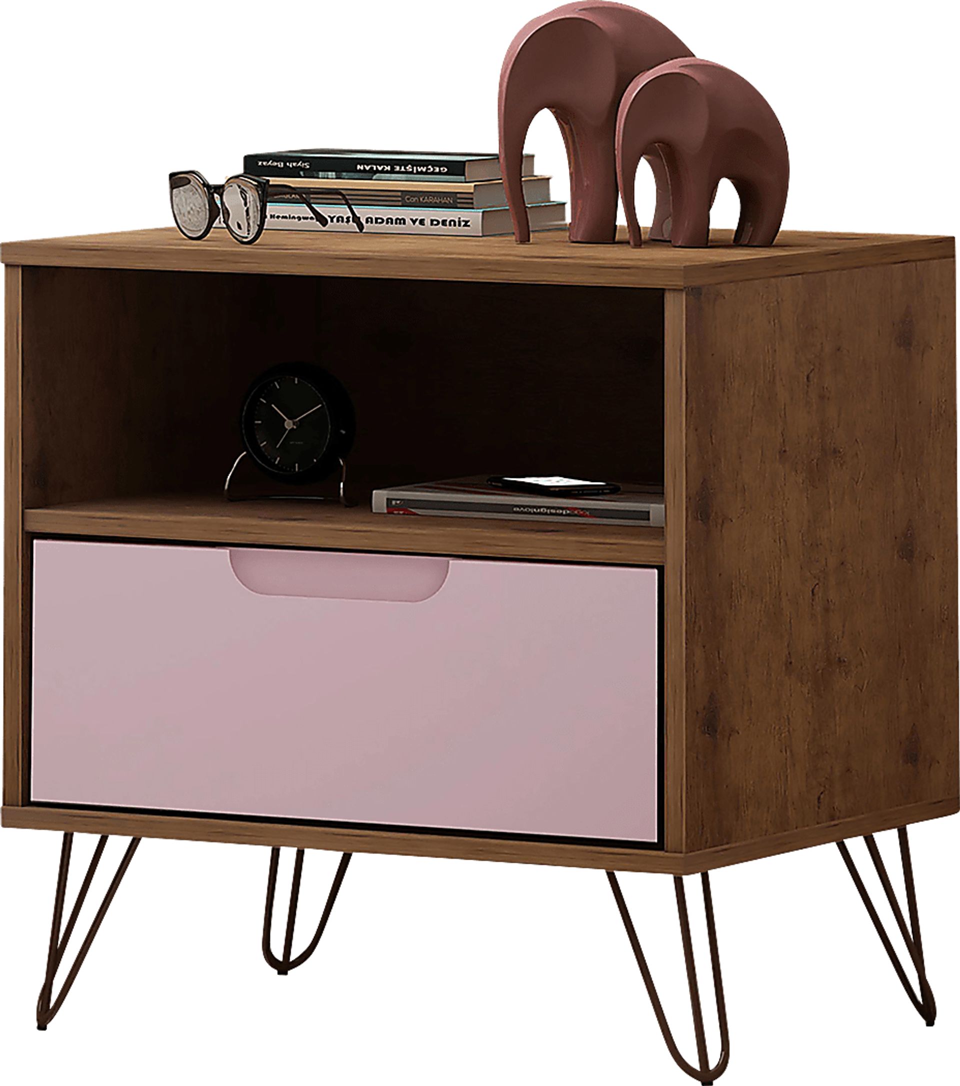 Camomile IV Pink Nightstand - Image 8