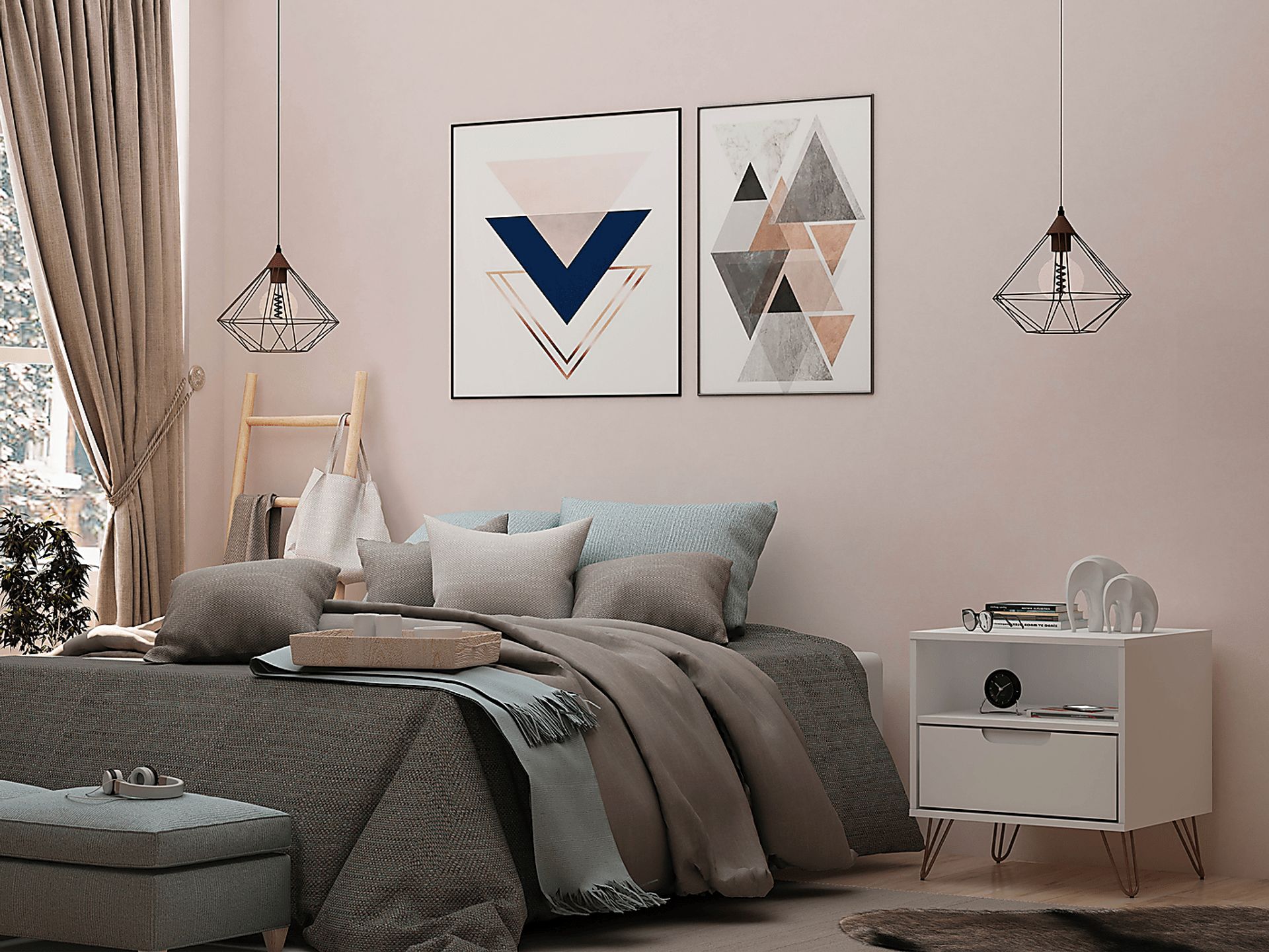 Camomile IV White Nightstand - Image 2