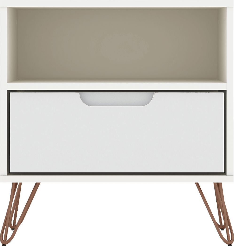 Camomile IV White Nightstand