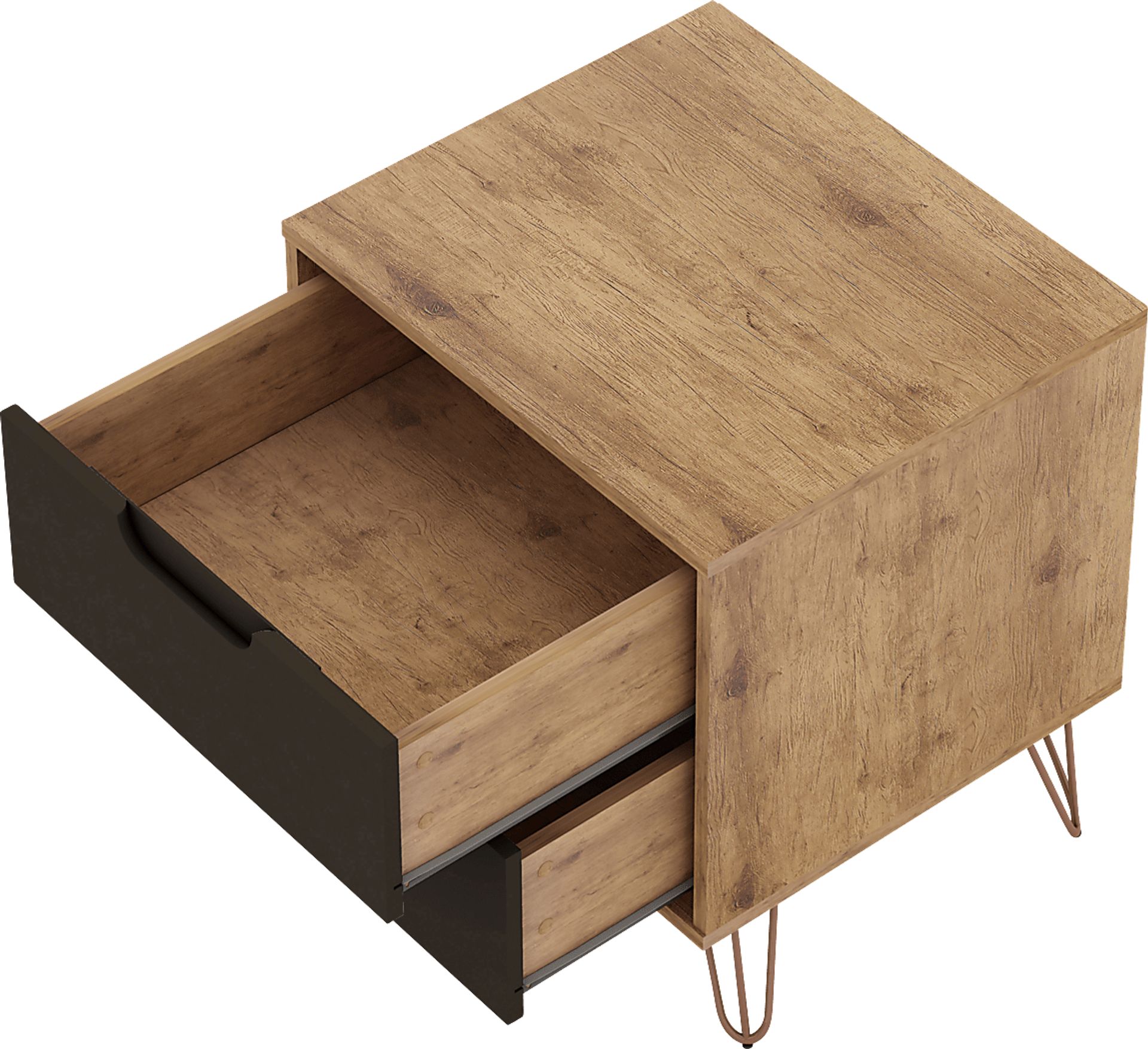 Camomile V Gray Nightstand - Image 4