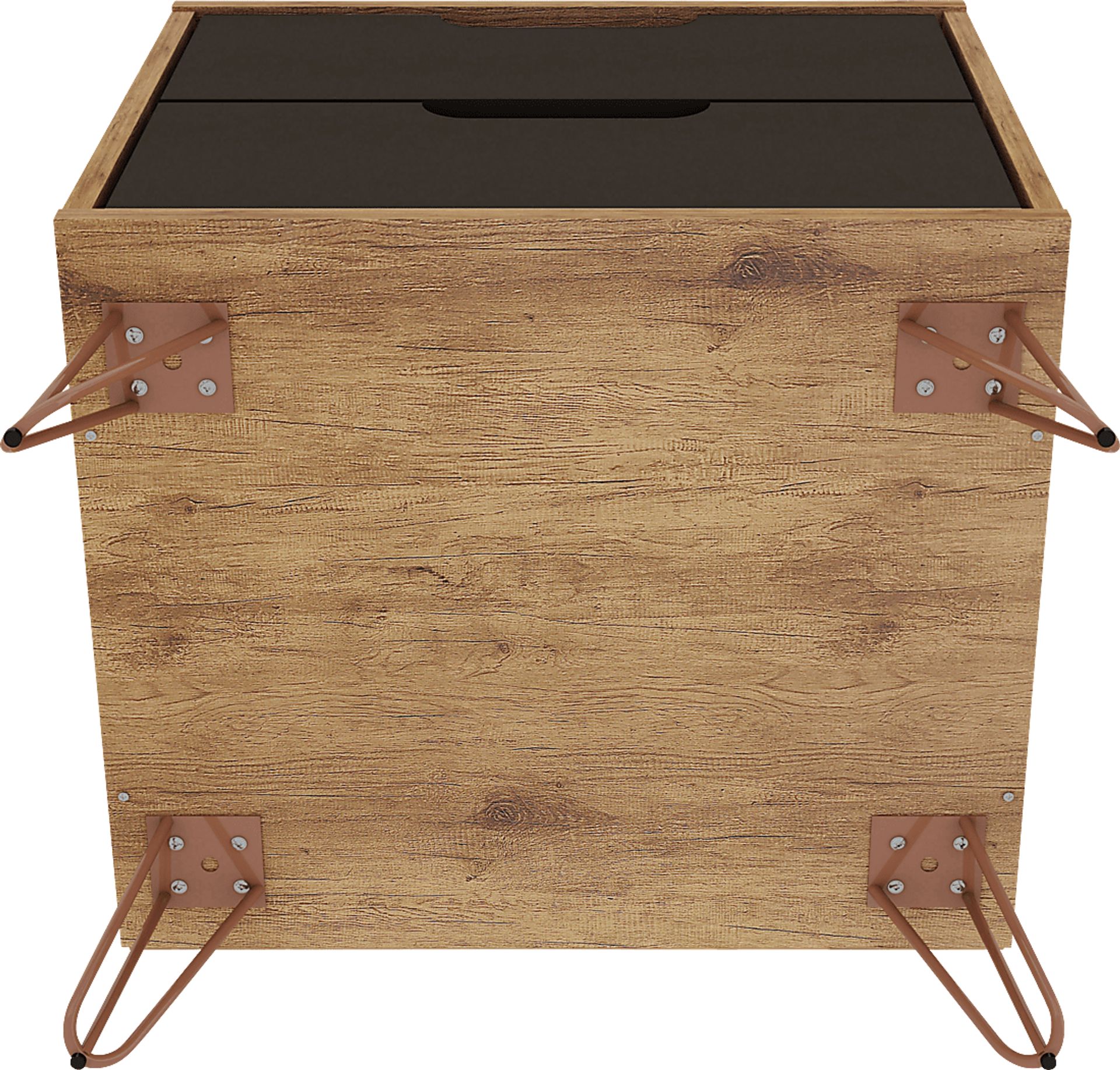 Camomile V Gray Nightstand - Image 6