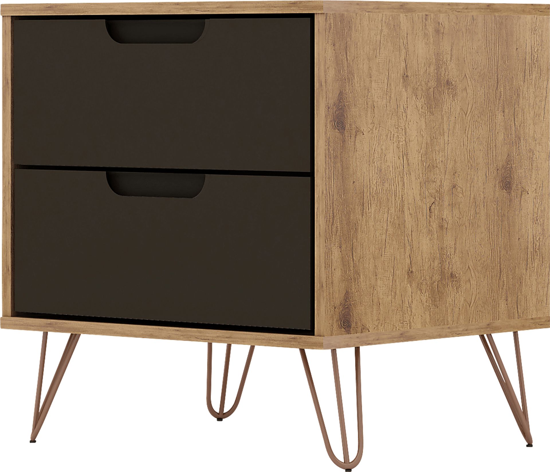 Camomile V Gray Nightstand - Image 8