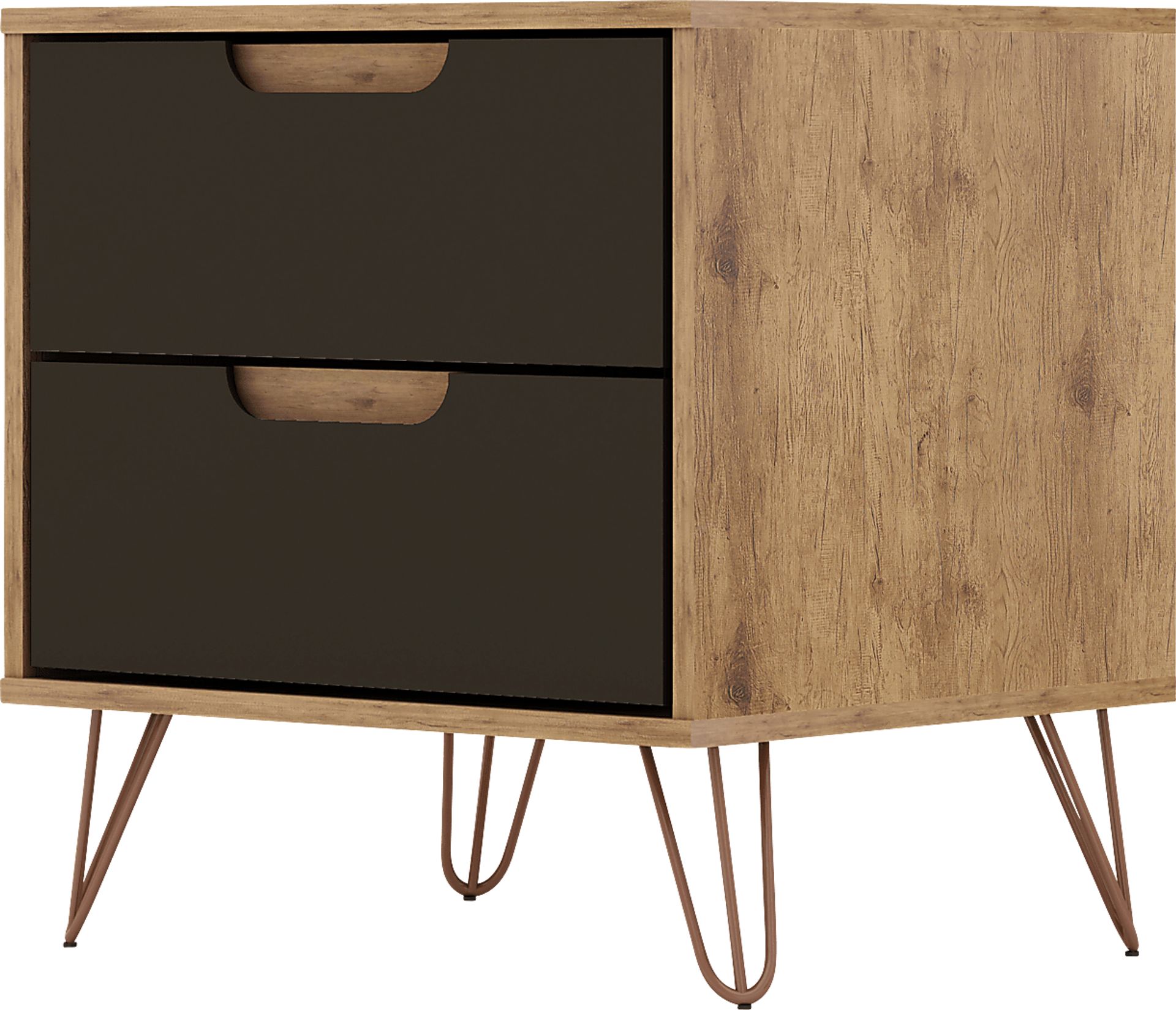 Camomile V Gray Nightstand - Image 9