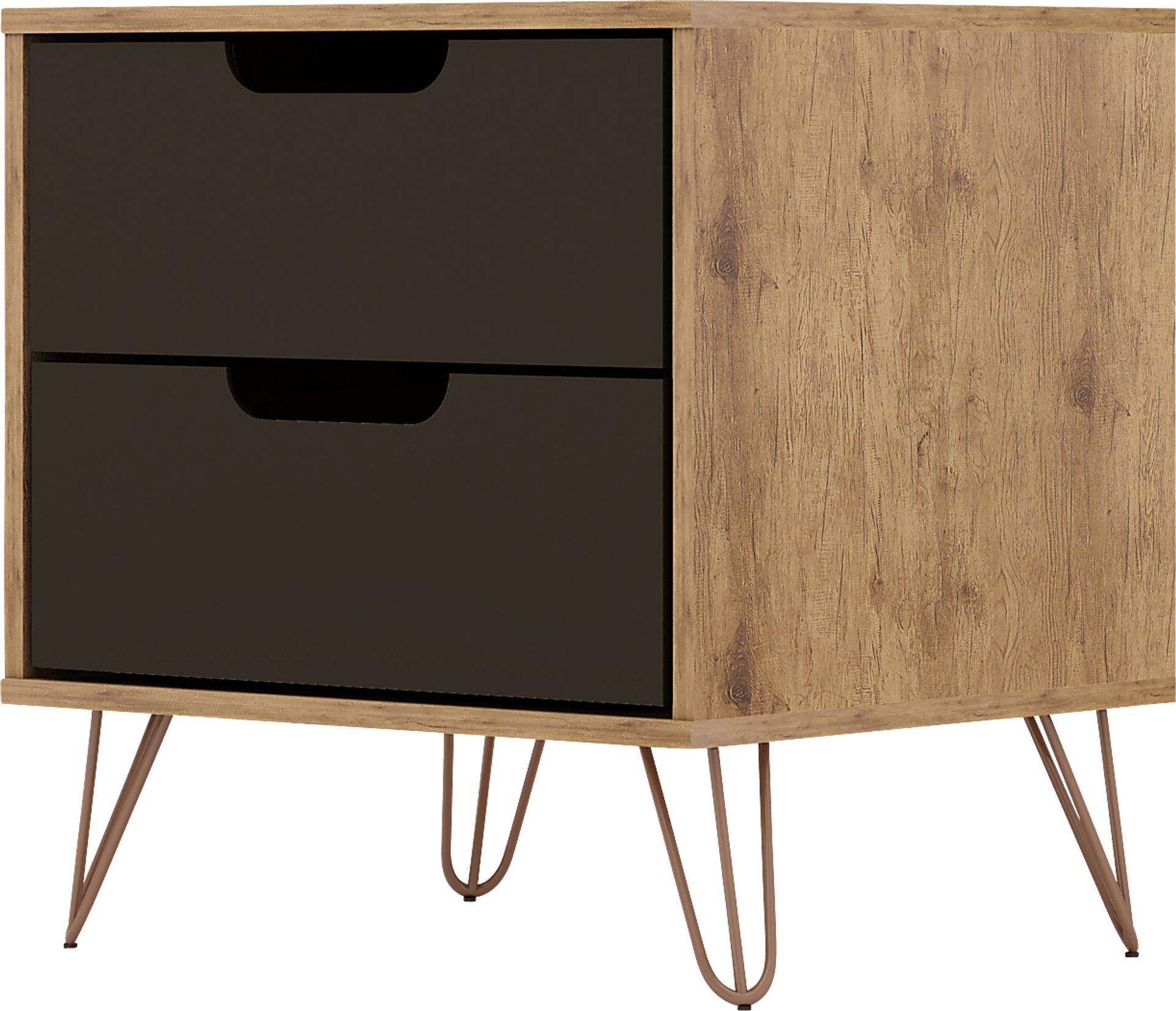 Camomile V Gray Nightstand - Image 10