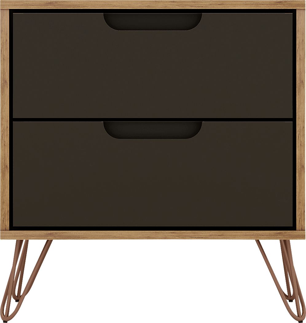 Camomile V Gray Nightstand