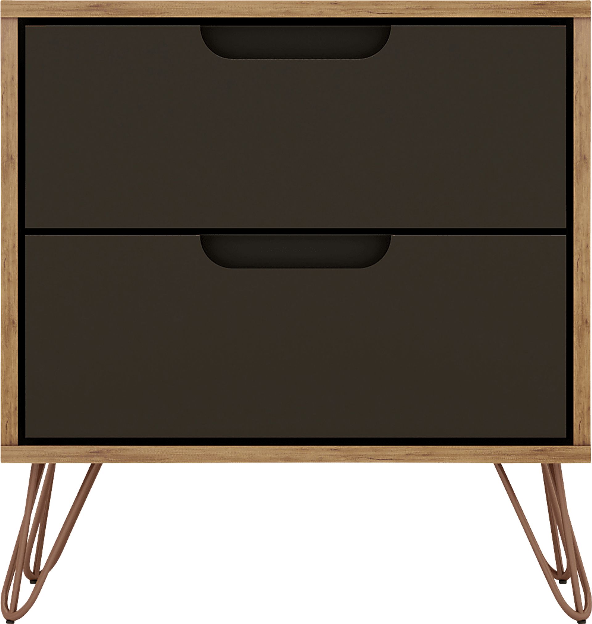 Camomile V Gray Nightstand - Image 1