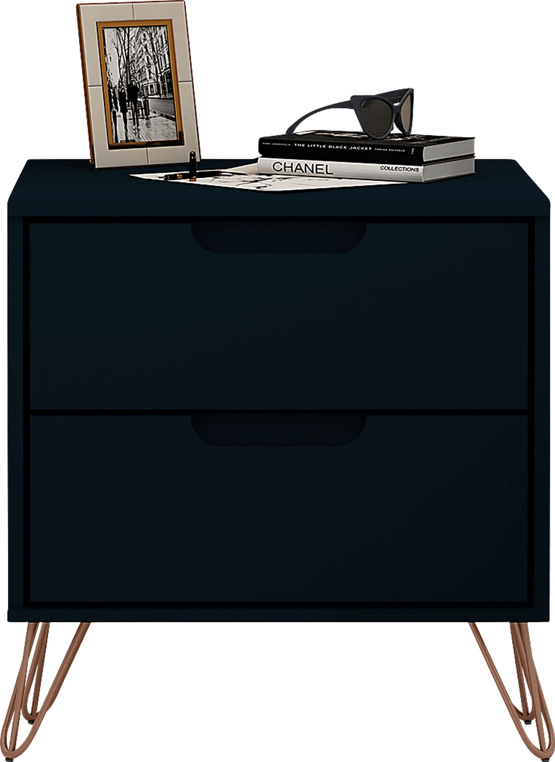 Camomile V Midnight Blue Nightstand - Image 14