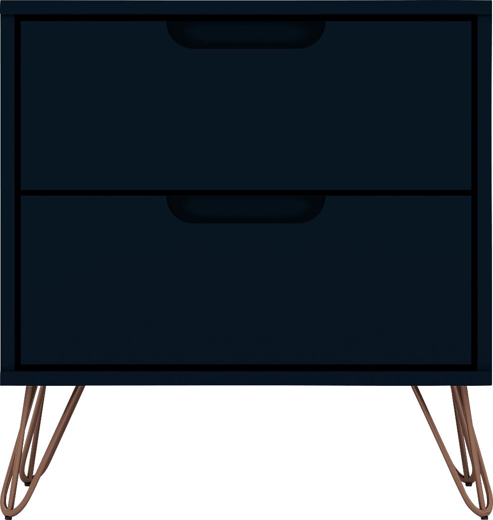 Camomile V Midnight Blue Nightstand