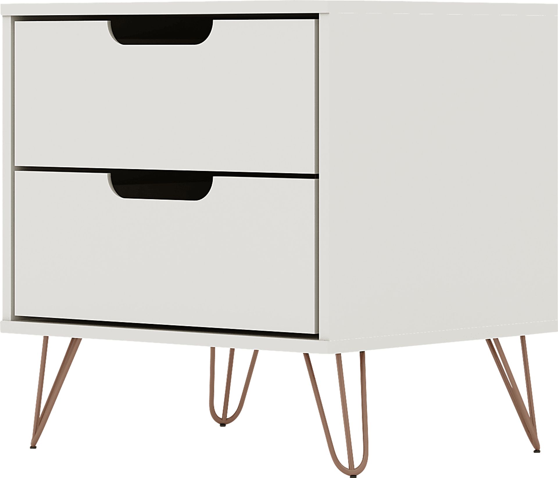 Camomile V Off-White Nightstand - Image 10
