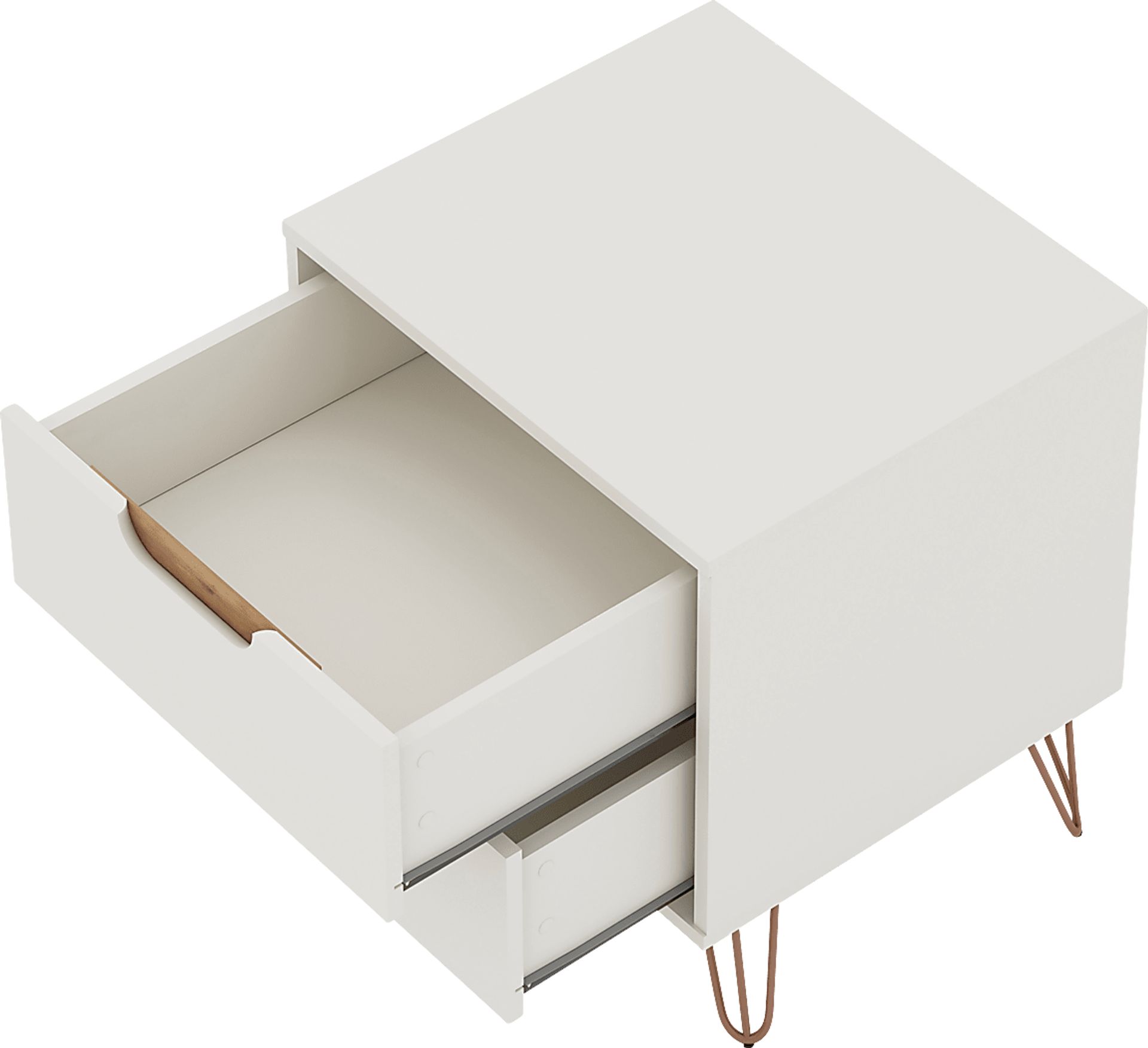 Camomile V Off-White Nightstand - Image 5