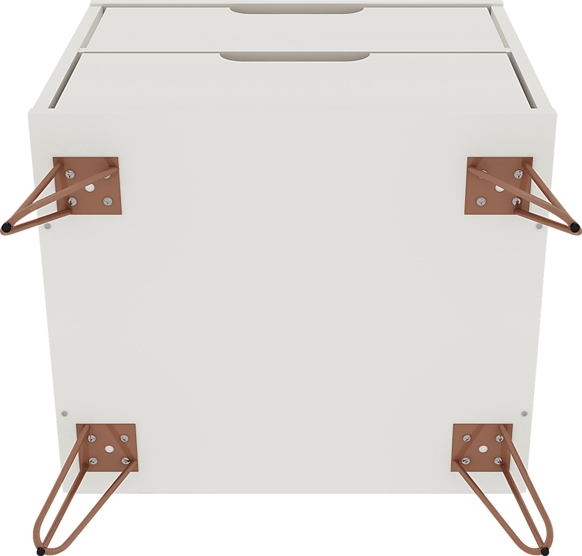 Camomile V Off-White Nightstand - Image 7