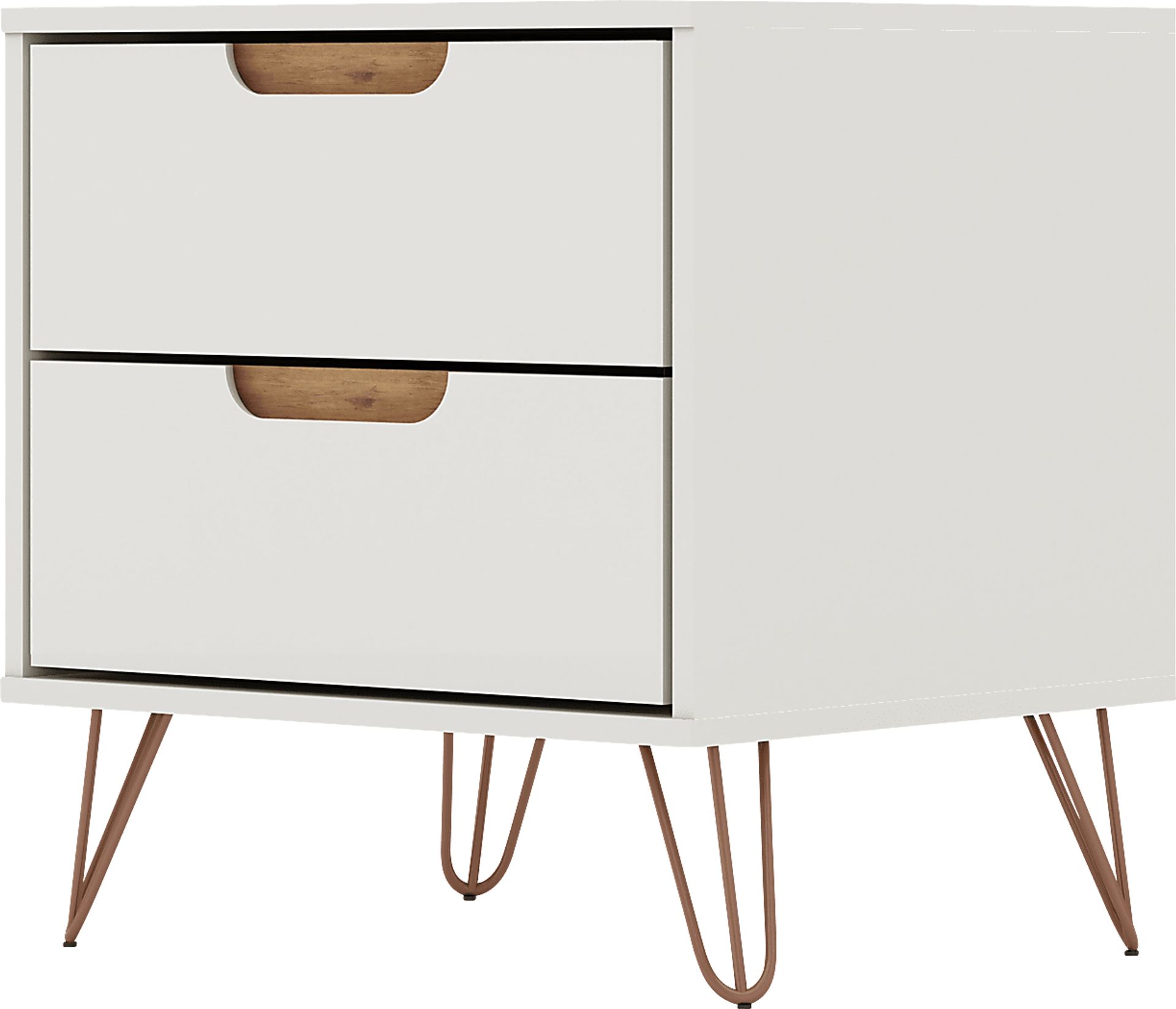 Camomile V Off-White Nightstand - Image 9