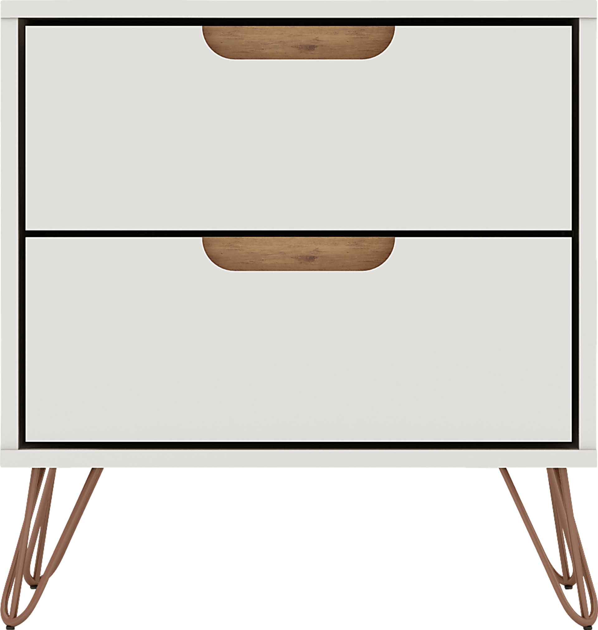 Camomile V Off-White Nightstand - Image 1